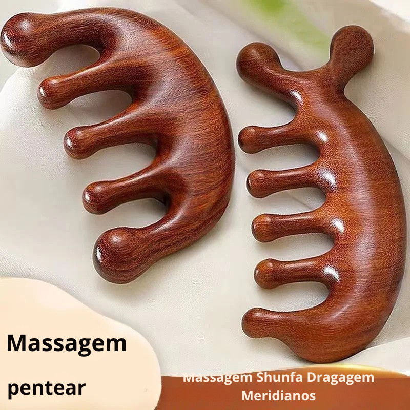 Escova Terapêutica Capilar – Madeira Relax Femme