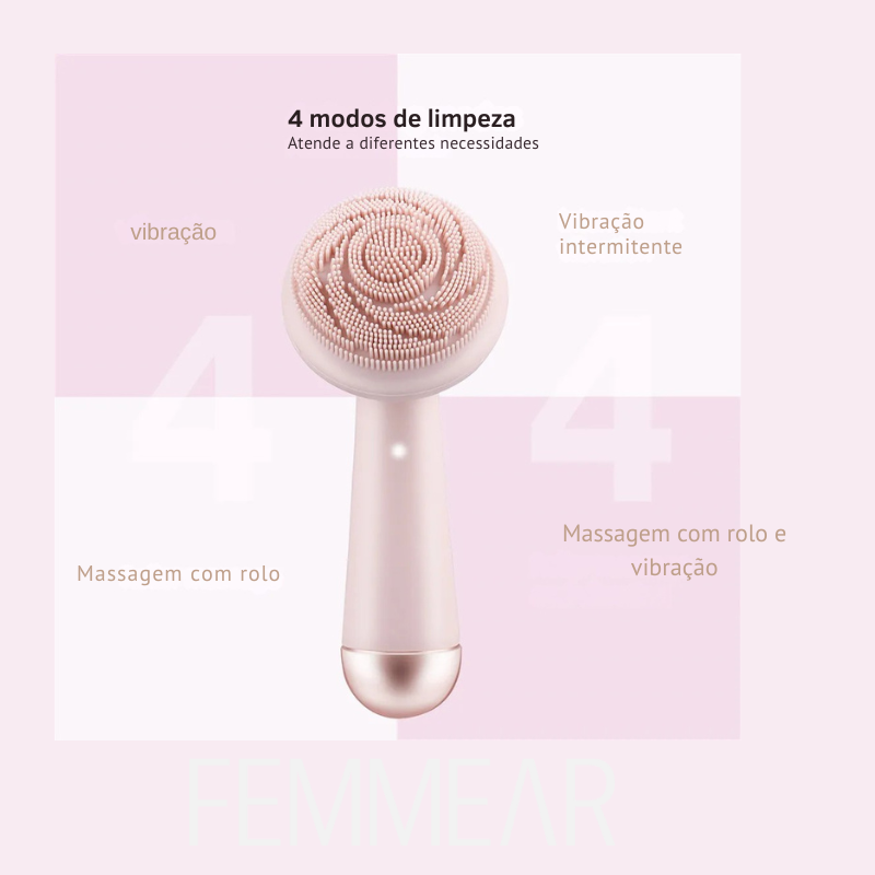 Luna Clare - Escova facial elétrica de silicone