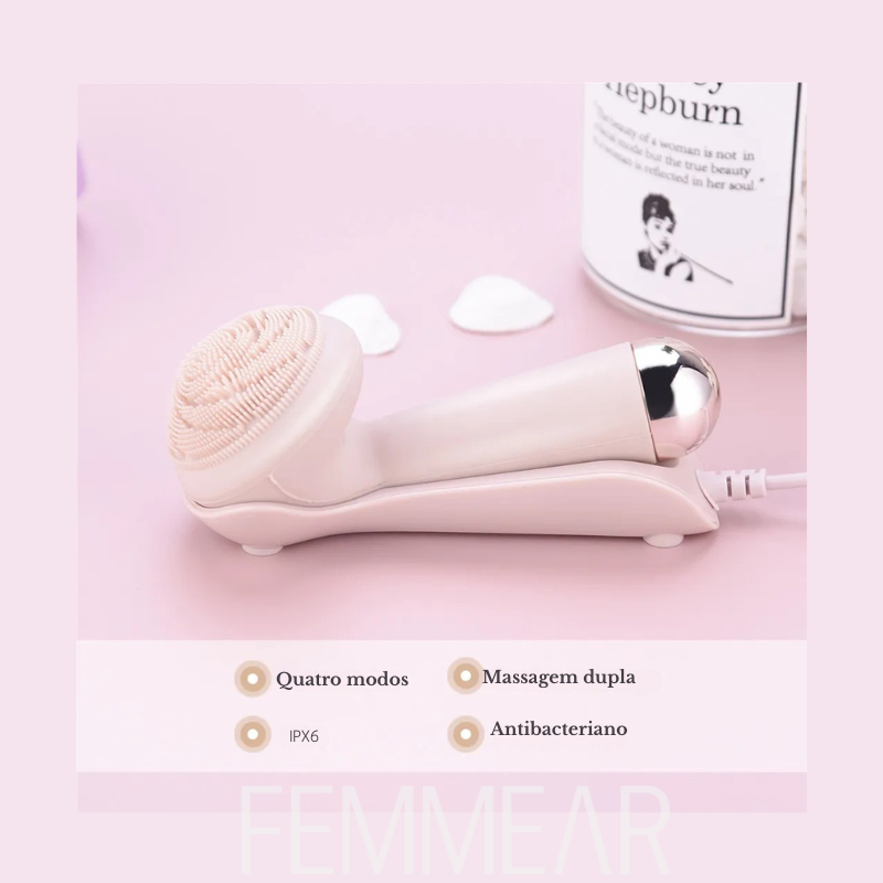 Luna Clare - Escova facial elétrica de silicone