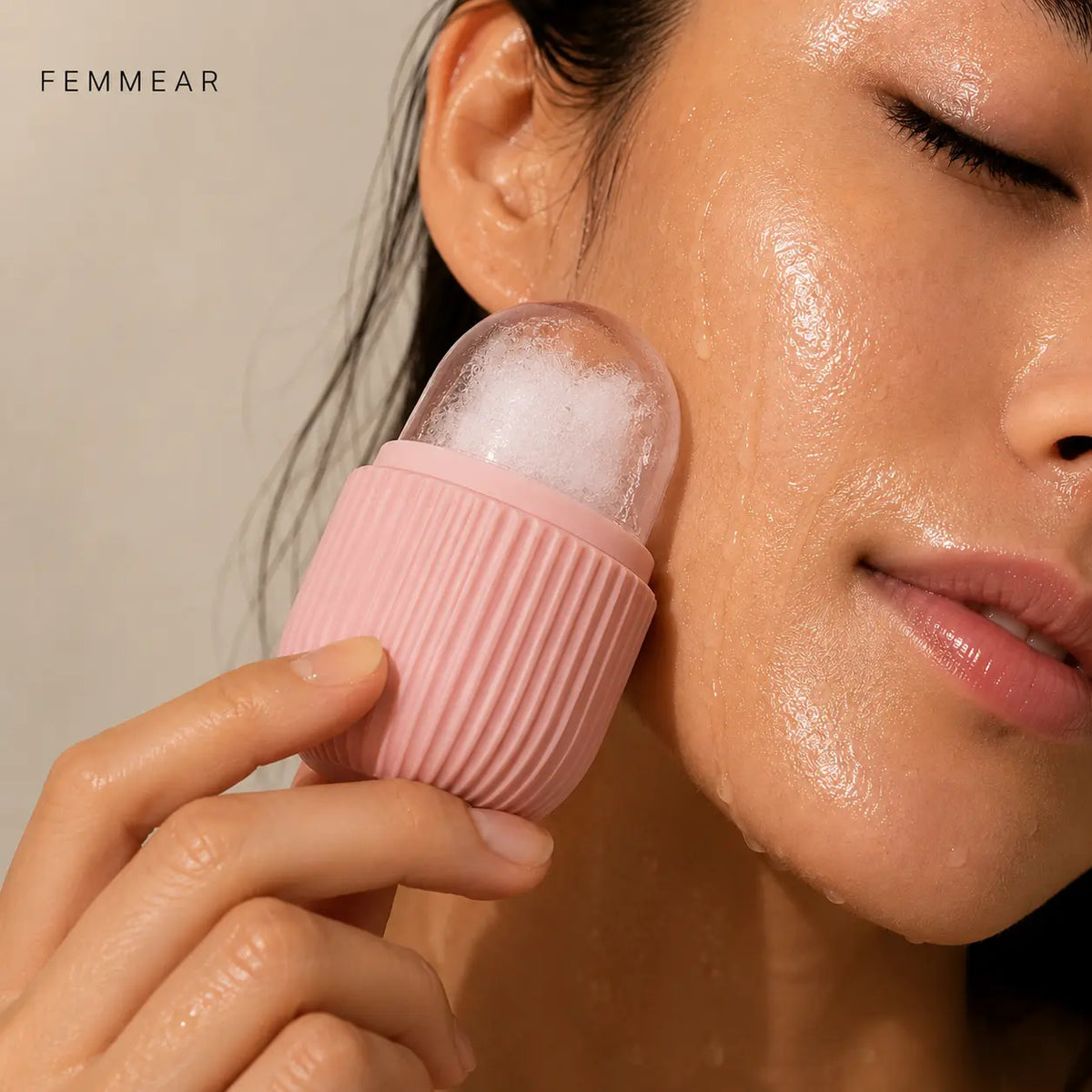 IceGlow - Rolo Facial de Gelo Anti Inchaço