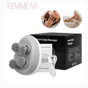 RelaxScalp – Massageador Elétrico 4D de Couro Cabeludo