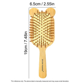 Escova Bamboo Femme – Massagem Capilar Natural & Estilo Sustentável
