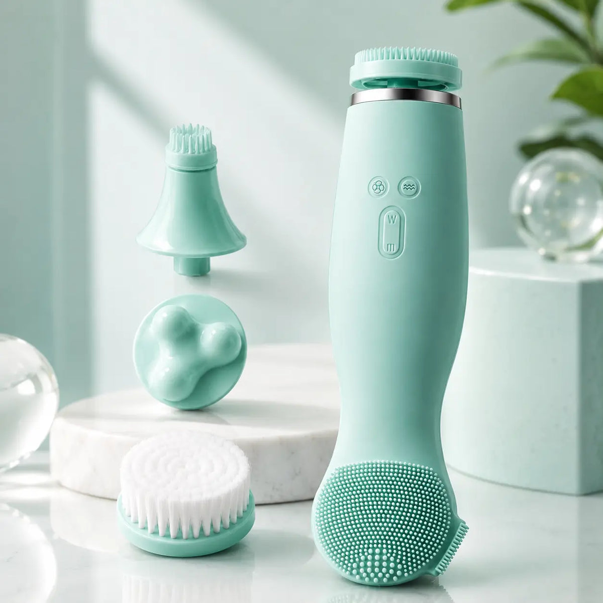Escova Facial Elétrica de Limpeza Profunda