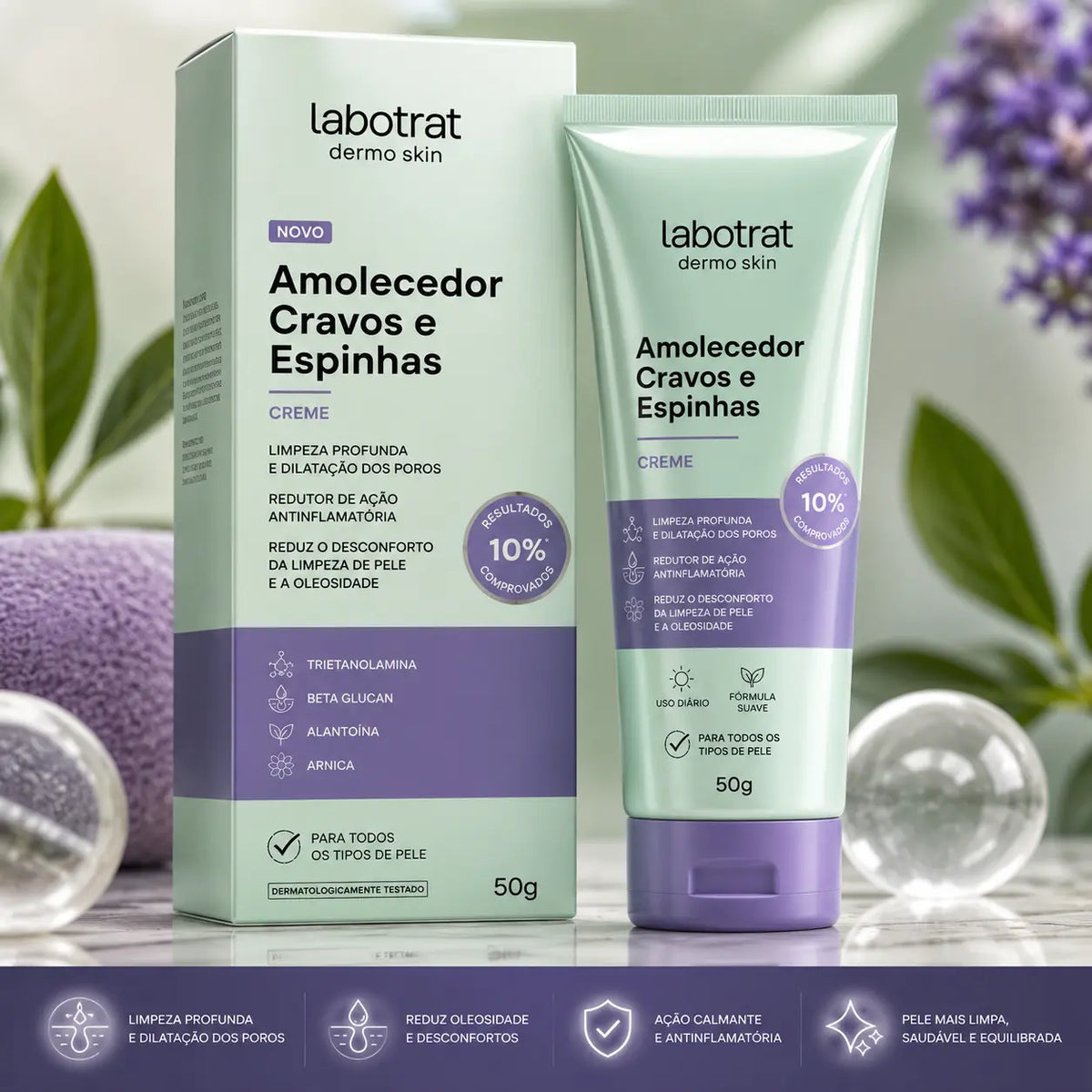 Creme Amolecedor de Cravos e Espinhas