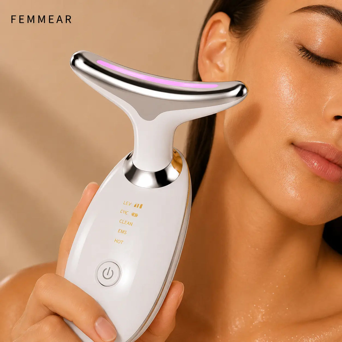 Femmear AuraLift  Massageador Facial LED Rejuvenescedor