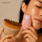 Kit Sculpt Glow™ Escova de Drenagem + Ice Glow Facial
