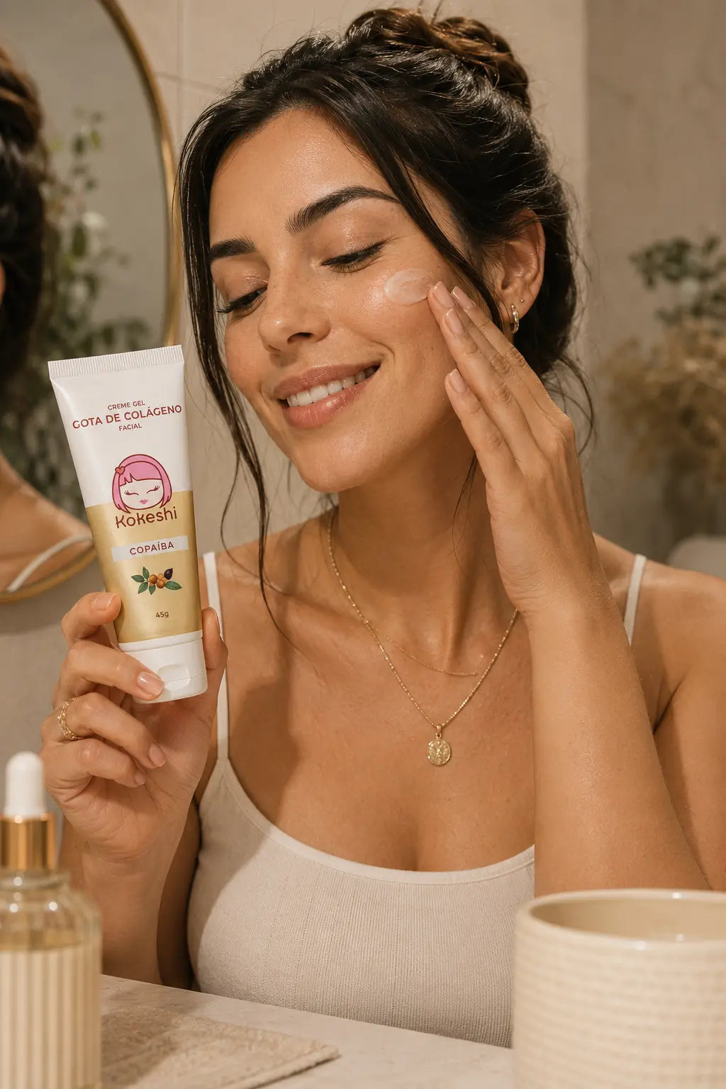 EM OFERTA Creme Facial Gota de Colágeno Kokeshi 45g