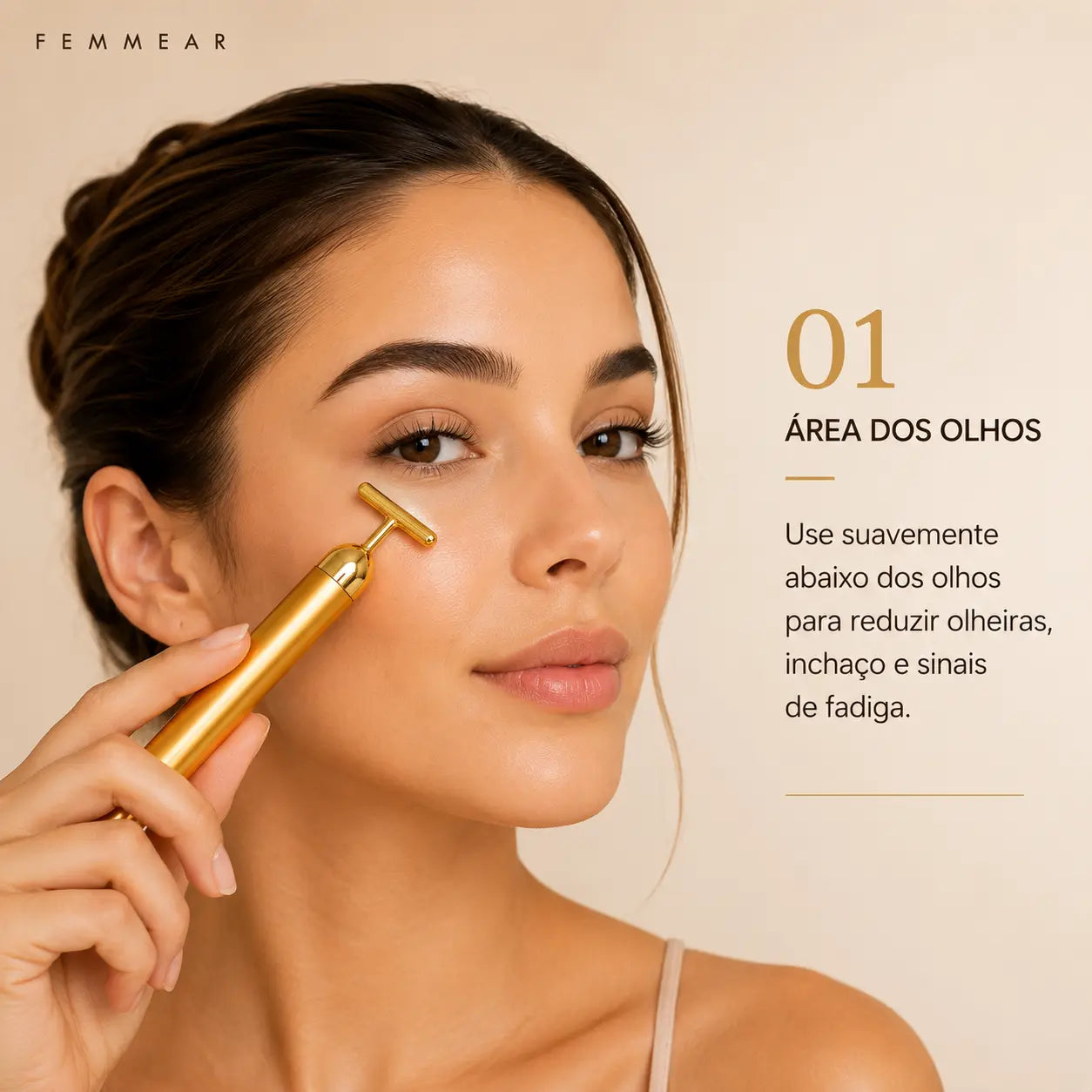 Massageador Hamonização Facial Vibratório FEMMEAR