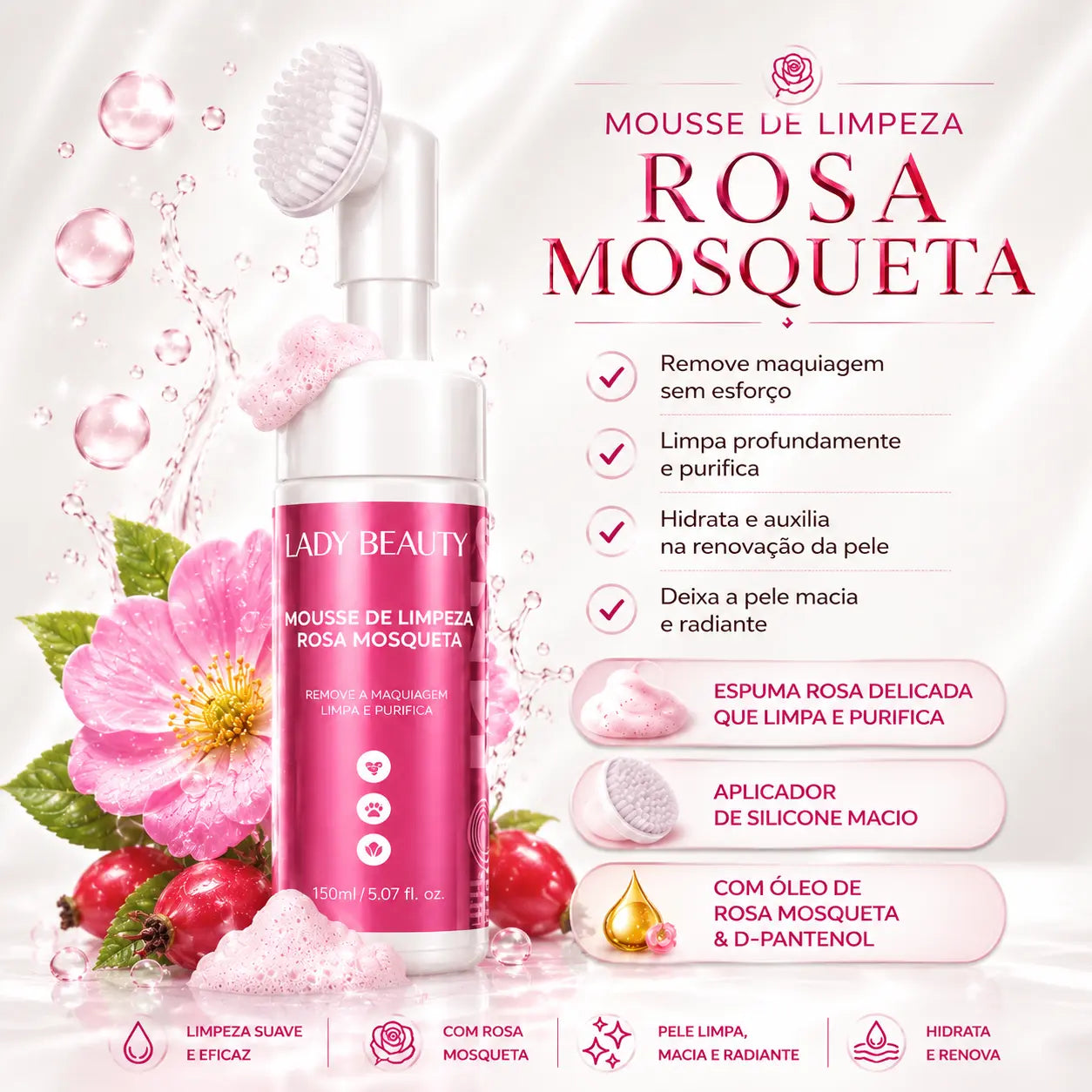 KIT DE ROSA MOSQUETA FEMMEAR