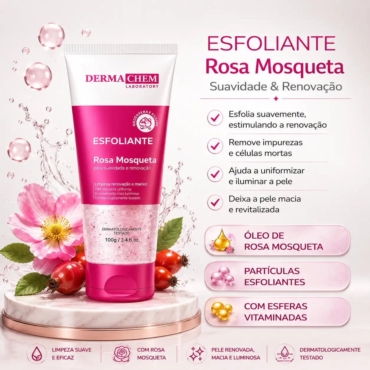 KIT DE ROSA MOSQUETA FEMMEAR