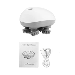 RelaxScalp – Massageador Elétrico 4D de Couro Cabeludo