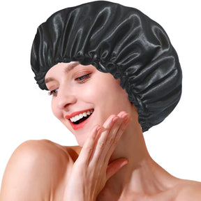 Kit Noites Onduladas – Curvador de Cabelos & Touca de Cetim Femme