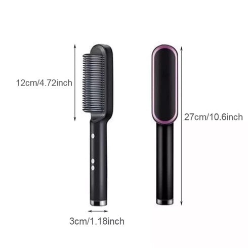 Escova Alisadora Beauty Hair 3 em 1 – Bivolt e Inteligente