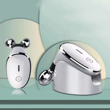 Massageador Facial com Microcorrente e Rolos 3D – Lifting Facial e Efeito V-Line