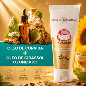 EM OFERTA Creme Facial Gota de Colágeno Kokeshi 45g