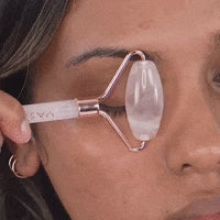 Rose Glow| Roller Facial de Quartzo Rosa