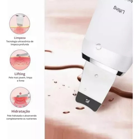 Aparelho Peeling Ultrassônico | Limpeza Facial Profunda + Remoção de Cravos