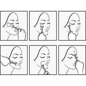 Massageadores Faciais 3D Roller Profissional para Rosto e Pescoço – Efeito Lifting/ Drenagem Linfática - WJ