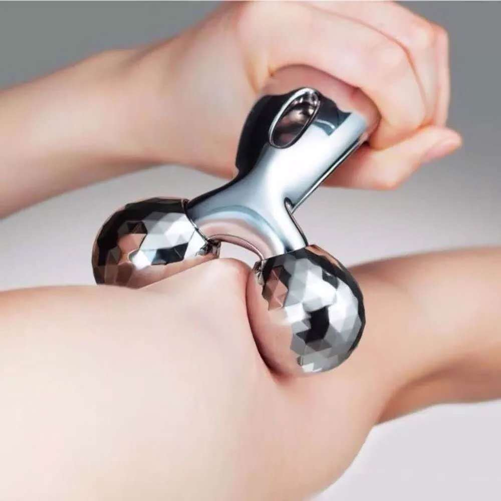 Massageadores Faciais 3D Roller Profissional para Rosto e Pescoço – Efeito Lifting/ Drenagem Linfática - WJ