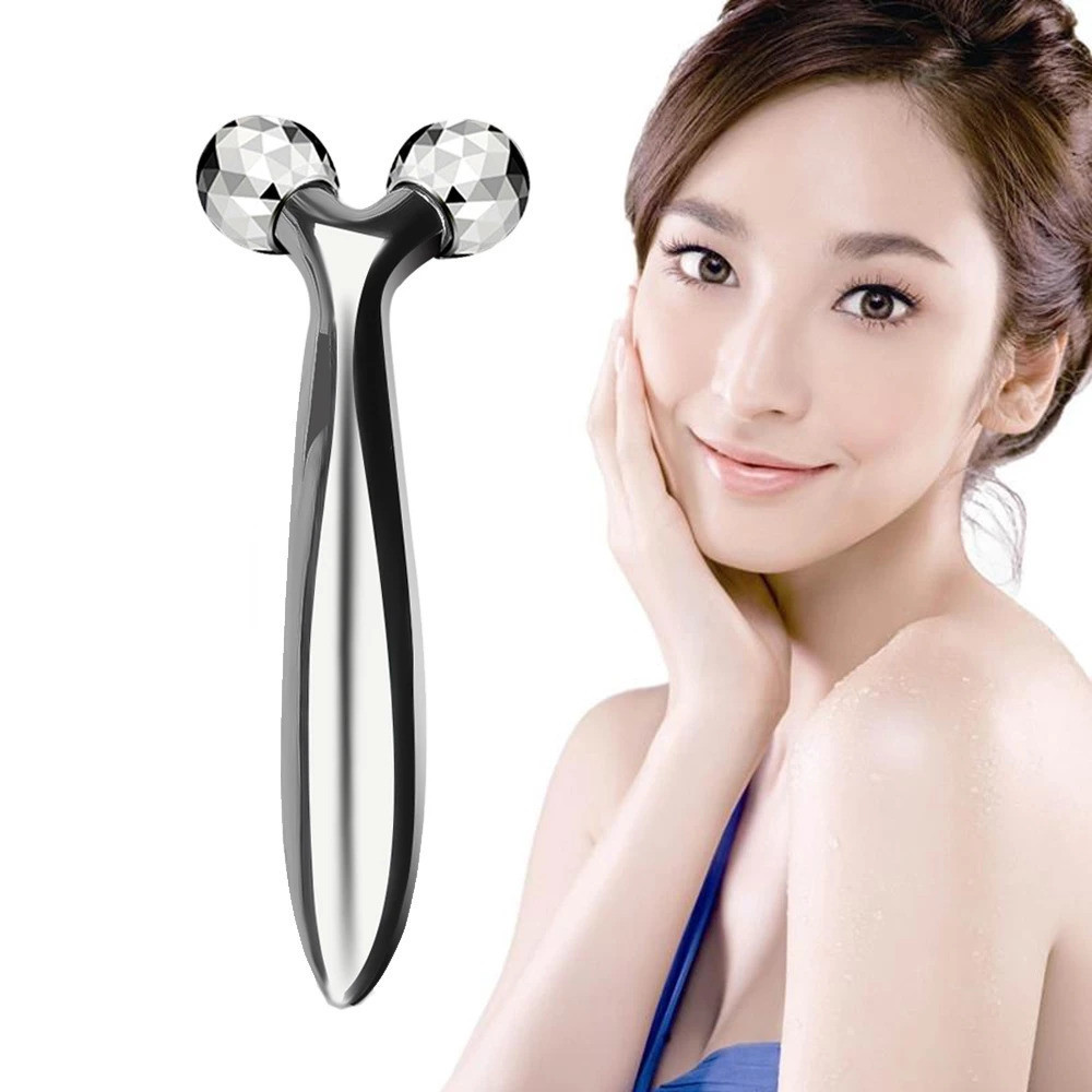 Massageadores Faciais 3D Roller Profissional para Rosto e Pescoço – Efeito Lifting/ Drenagem Linfática - WJ
