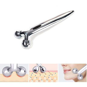 Massageadores Faciais 3D Roller Profissional para Rosto e Pescoço – Efeito Lifting/ Drenagem Linfática - WJ
