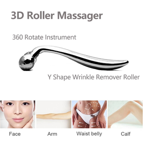 Massageadores Faciais 3D Roller Profissional para Rosto e Pescoço – Efeito Lifting/ Drenagem Linfática - WJ